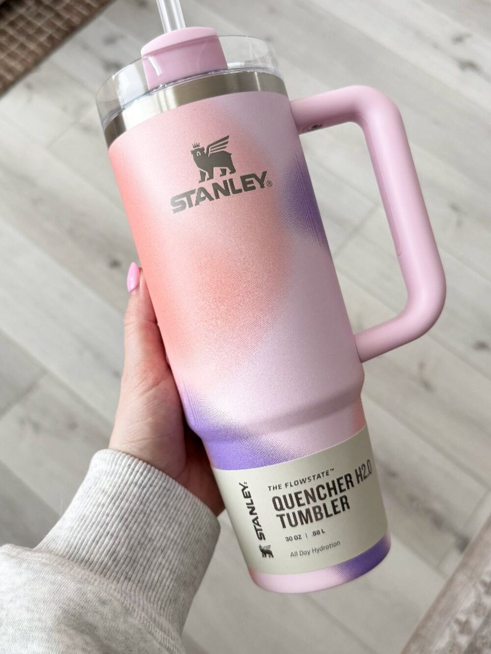 30 oz. "Rose Petal Motion" Stanley Tumbler Stainless Steel